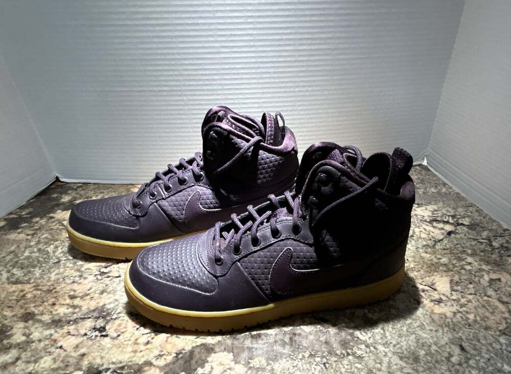 Nike Ebernon Mid Winter 'Burgundy Ash' Sneakers Size 9
